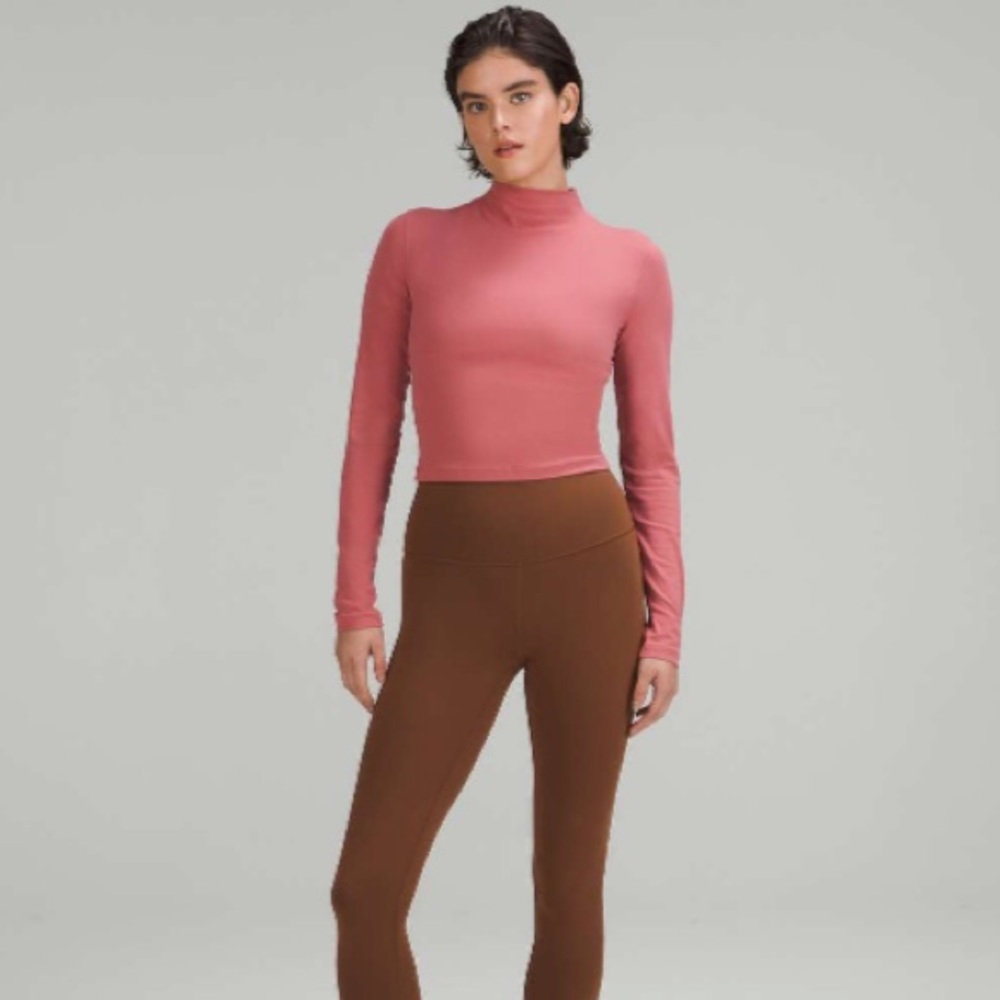 Lululemon All Aligned Mock Neck Long Sleeve Shirt